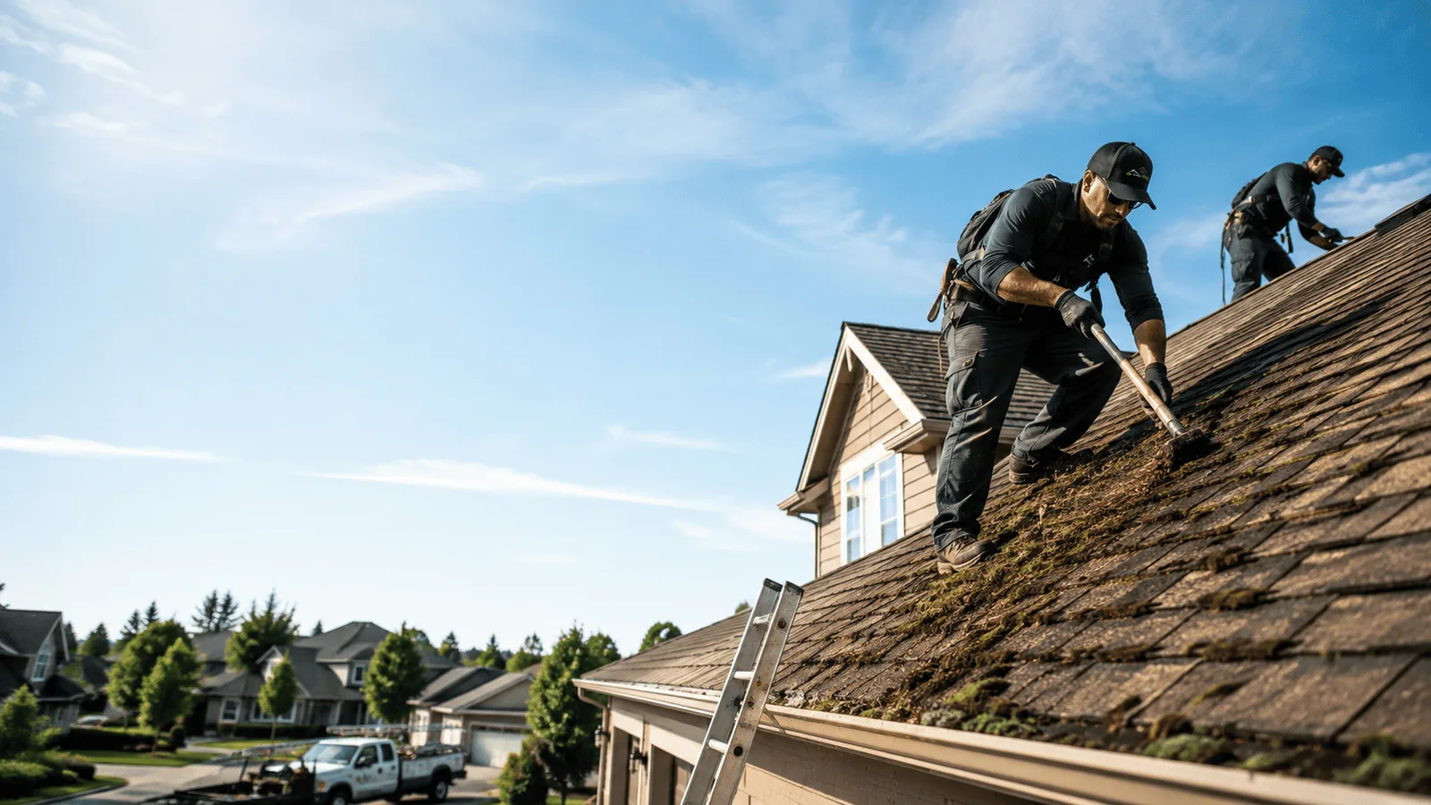 Roof Moss Removal in May, TX near me